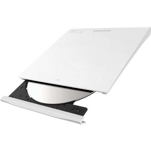 Samsung SE-208GB/RSWD Slim External USB DVD-Writer (White)