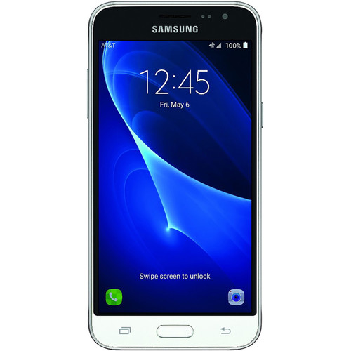 Samsung Galaxy J3 J320A 16GB AT&T Branded Smartphone (Unlocked, White)