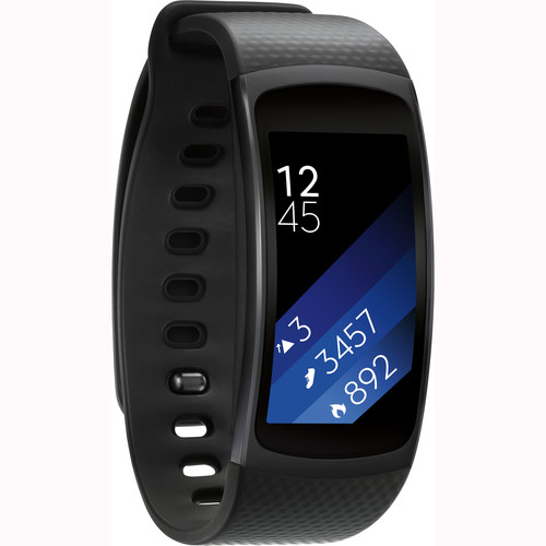 Samsung Gear Fit2 Fitness Band (Large, Black)
