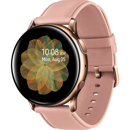 Samsung Galaxy Watch Active2 LTE Smartwatch (Stainless Steel, 40mm, Gold)