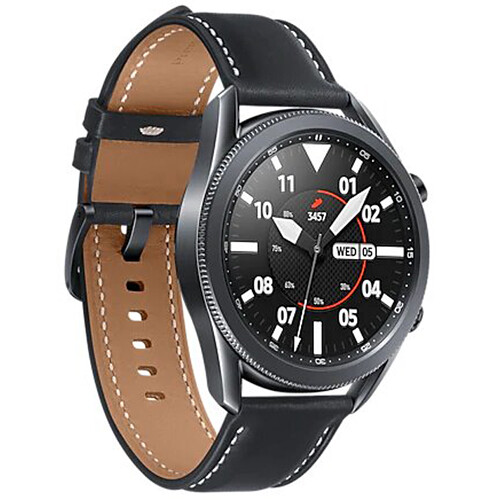 Samsung Galaxy Watch3 GPS Smartwatch (Bluetooth, 45mm, Mystic Black, International Version)