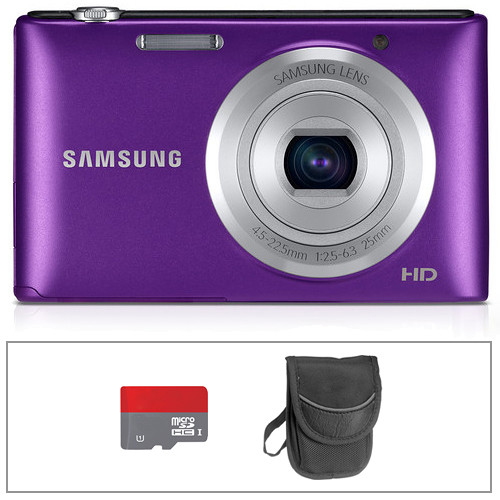 Samsung ST72 Digital Camera Basic Accessory Kit (Purple)
