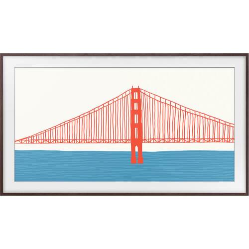Samsung Customizable Bezel for 2021-2025 55" The Frame TV (Modern Brown)