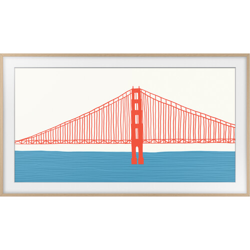 Samsung Customizable Bezel for 2021-2025 55" The Frame TV (Modern Teak)