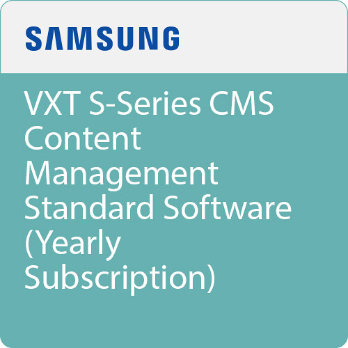 Samsung VXT S-Series Content Management Standard Software (Yearly Subscription)
