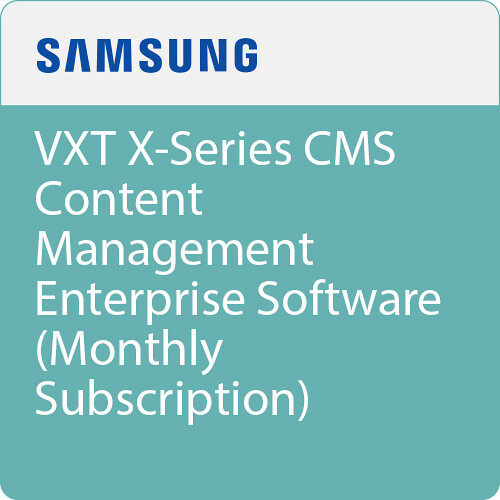 Samsung VXT X-Series Content Management Standard Software (Monthly Subscription)