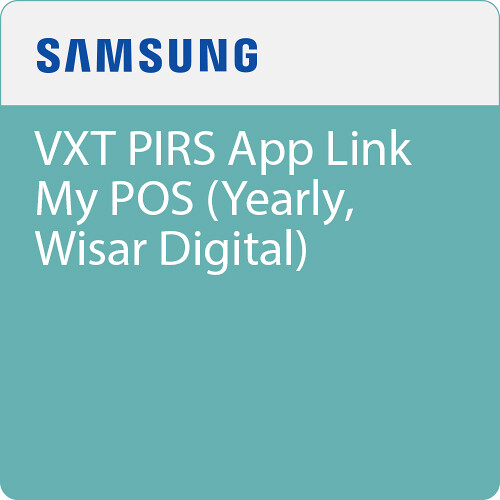 Samsung VXT PIRS Link My POS (Yearly, Wisar Digital)