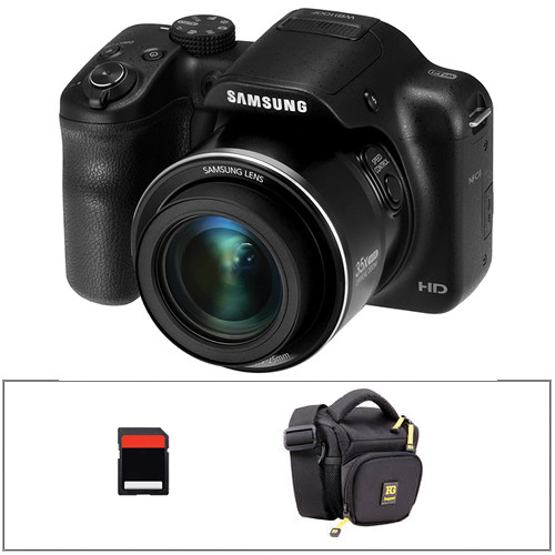 Samsung WB1100F Smart Digital Camera Basic Kit (Black)