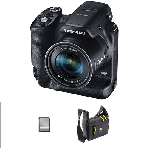 Samsung WB2200F Digital Smart Camera Basic Kit (Black)