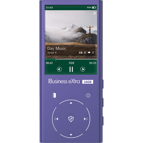 Samvix iBusiness eXtra 16GB MP3 Player (Purple)
