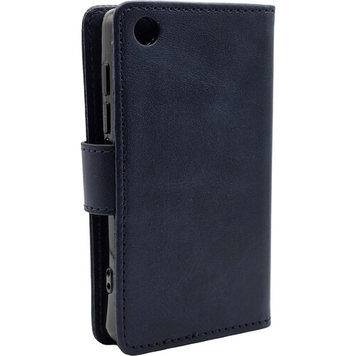 Samvix Leather Book Case for iBusiness Extra (Blue)