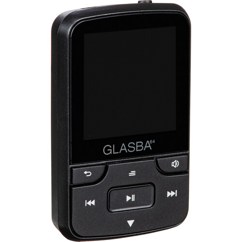 Samvix GLASBA 64GB Sport MP3 Player (Black, No SD Slot)