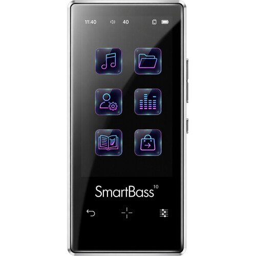 Samvix Smartbass 10 Touchscreen 16GB MP3 Player (Silver)