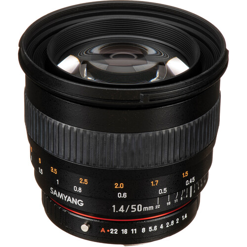 Samyang 50mm f/1.4 AS UMC Lens for Pentax K