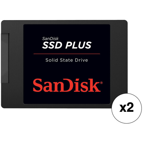 SanDisk 120GB SSD Plus SATA III 2.5" Internal SSD (G27, 2-Pack)