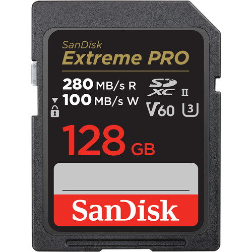 SANDISK 128GB Extreme PRO UHS-II SDXC Memory Card (2-Pack)