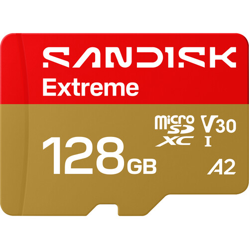 SanDisk 128GB Extreme UHS-I microSDXC Memory Card (3-Pack)