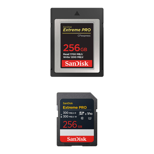 SanDisk 256GB Extreme PRO CFexpress Type B Memory Card with