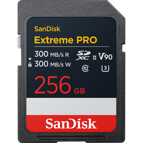SanDisk 256GB Extreme PRO UHS-II SDXC Memory Card (2-Pack) B&H