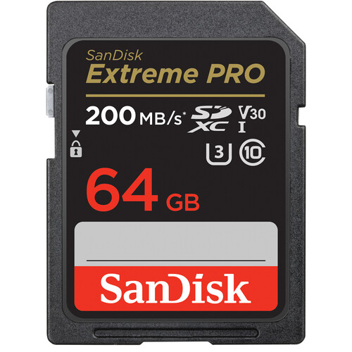 SanDisk 64GB Extreme PRO UHS-I SDXC Memory Card (3-Pack)