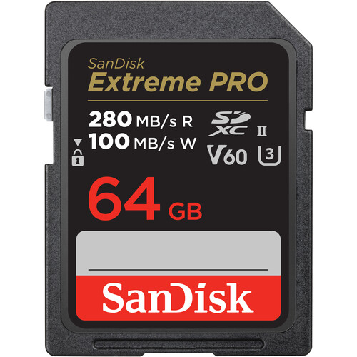 SANDISK 64GB Extreme PRO UHS-II SDXC Memory Card (5-Pack)
