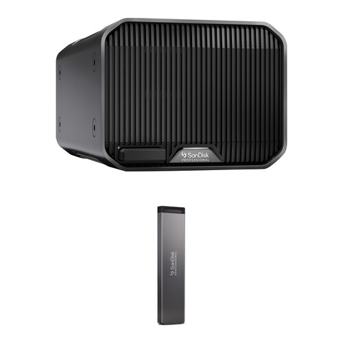 SanDisk Professional 44TB G-RAID Mirror & 2TB PRO-BLADE SSD Mag Kit