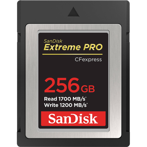 SANDISK 256GB Extreme PRO CFexpress Type B Memory Card