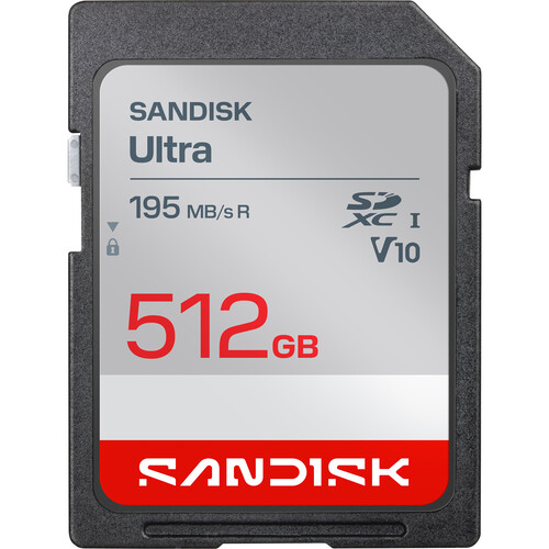 SanDisk 512GB Ultra UHS-I SDXC Memory Card