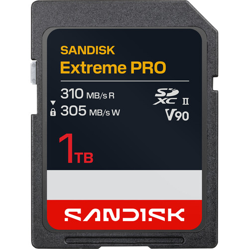 SanDisk 1TB Extreme PRO UHS-II SDXC Memory Card