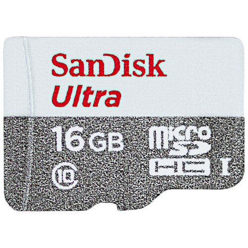 SanDisk 16GB Ultra UHS-I microSDHC Memory Card