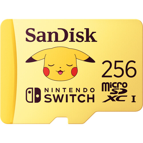 SanDisk 256GB Pokemon UHS-I microSDXC Memory Card