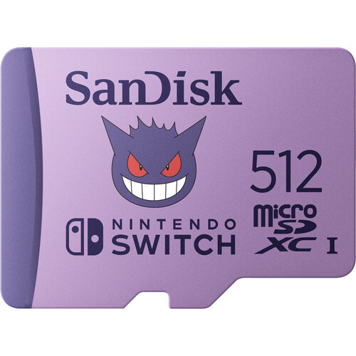SanDisk 512GB Pokemon UHS-I microSDXC Memory Card