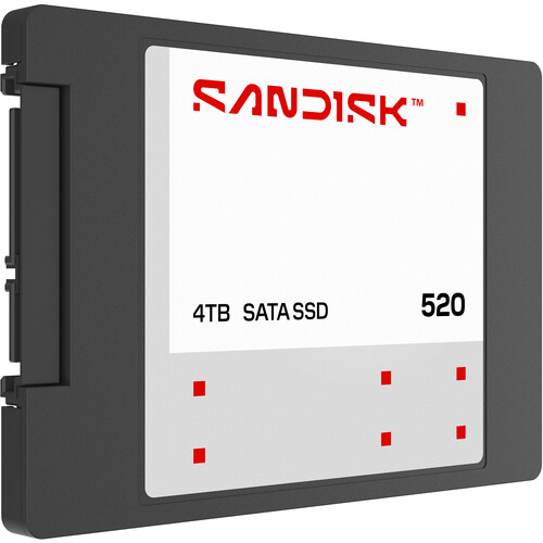 SANDISK 4TB 520 SATA III Internal 2.5" SSD