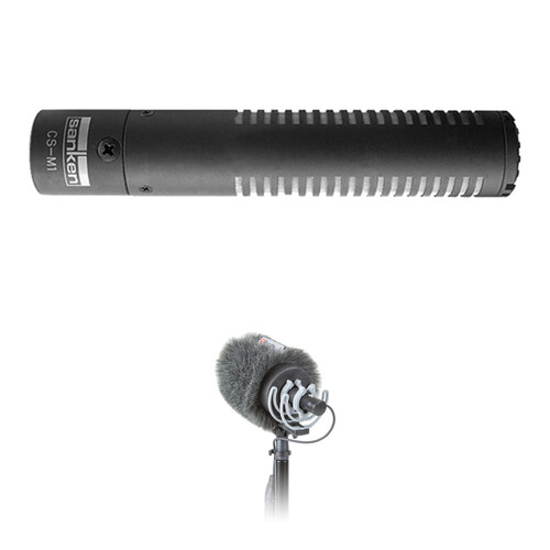 Sanken CS-M1 Moisture-Resistant Ultracompact Shotgun Microphone Kit with Rycote Shockmount and Windshield