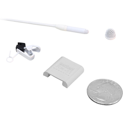 Sanken COS-11D Omni Lavalier Microphone with Normal Sensitivity & 3.5mm Locking Sony Connector (No Accessories, White)