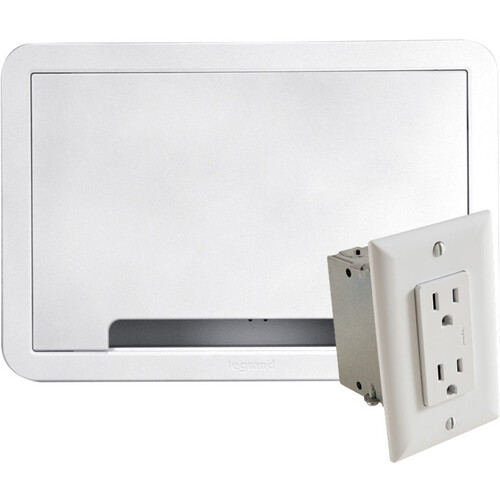 SANUS SA-IWB9KIT-W1 9" TV Media In-Wall Box with Power Supply Kit