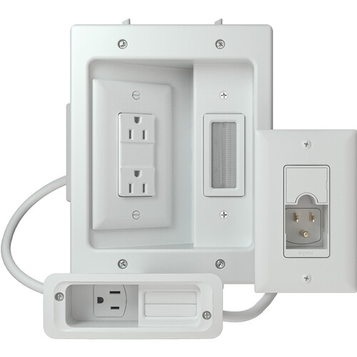 SANUS In-Wall Power and Cable Management Kit for Mounted TV and Soundbar