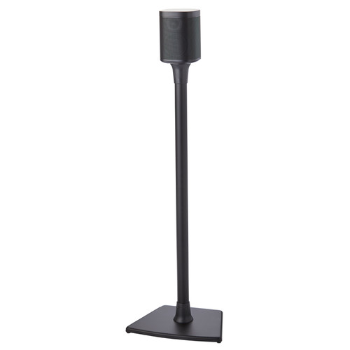 SANUS WSS21 Wireless Speaker Stand for the Sonos One, PLAY:1 & PLAY:3 (Black, Single)