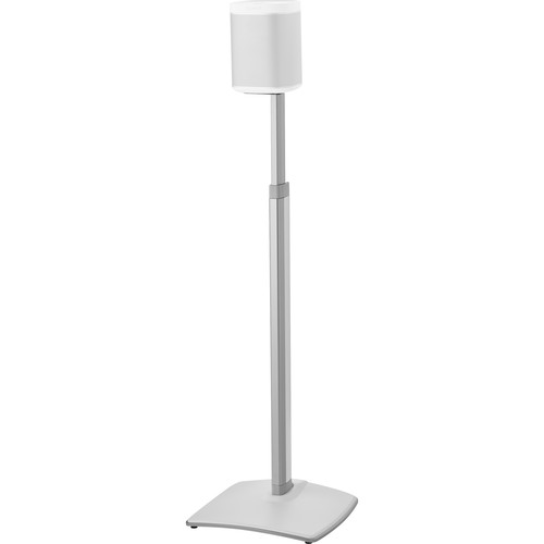 SANUS WSSA1 Adjustable Speaker Stand for the Sonos One, PLAY:1, and PLAY:3 (White, Single)