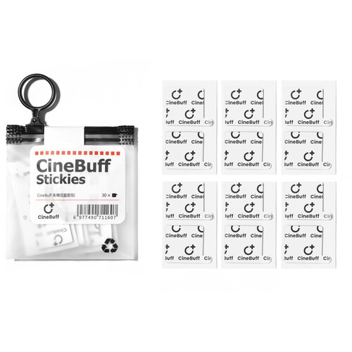 Saramonic Cinebuff Double-Sided Square Stickies Soft Foam Padded Tape for Lavalier Mounting and Concealment (30-Pack)