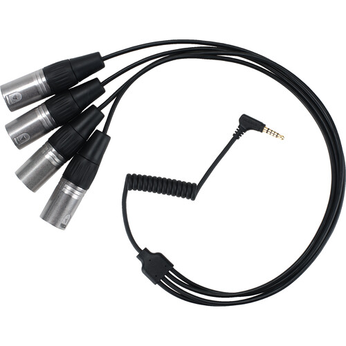 Saramonic SR-C2026 3.5mm TRRRS Male to Quad XLR Male Output Cable for Wireless Receivers