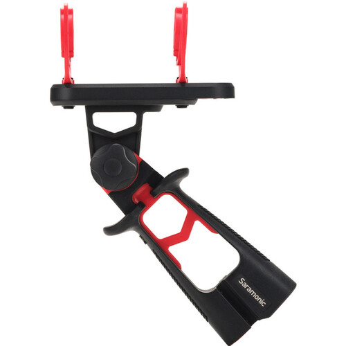Saramonic SR-MSE Pistol Grip Shockmount with Dual Rycote Lyre Mounts and Integrated Cable Management