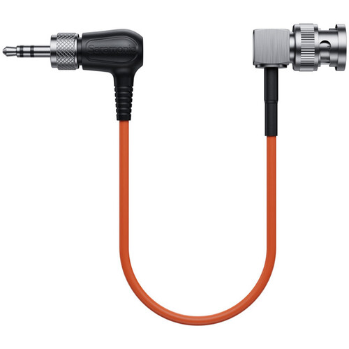 Saramonic SR-TRS-C06 Right-Angle Locking 3.5mm TRS to Right-Angle BNC Timecode Cable