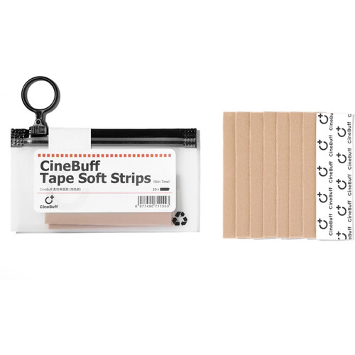 Saramonic CineBuff Single-Sided Hypoallergenic Moleskin Tape for Concealing Lavaliers & Cables (20-Pack)