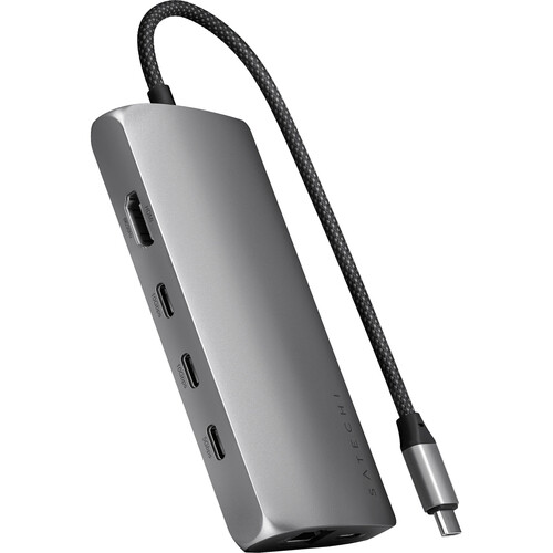 Satechi USB-C Multi-Port 8K Adapter with Ethernet V3 ST-P8KEM
