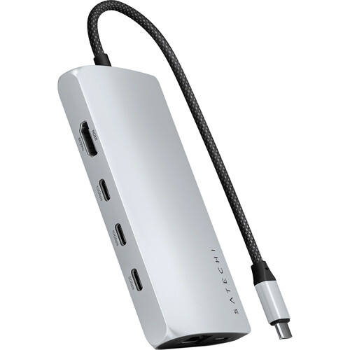 Satechi USB-C Multi-Port 8K Adapter with Ethernet V3 ST-P8KES