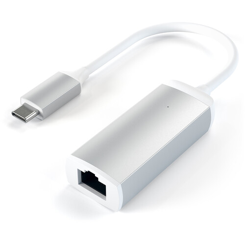 Satechi USB Type-C Gigabit Ethernet Adapter (Silver)