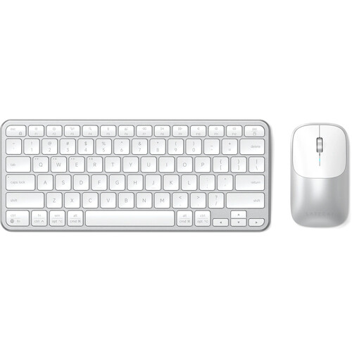 Satechi Slim CEX1 Wireless Keyboard & Mouse Combo (Silver)