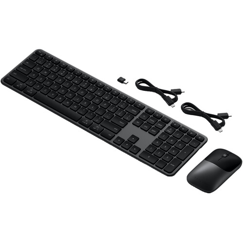 Satechi Slim CEX3 Wireless Keyboard & Mouse Combo (Space Black)