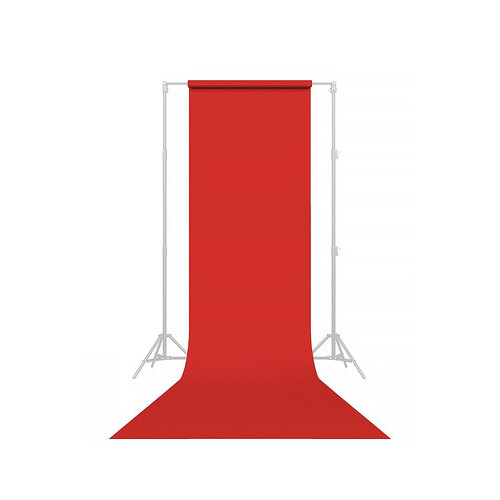 Savage #08 Primary Red Seamless Background Paper (53" x 18')